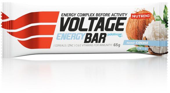 Energetická tyčinka Nutrend Voltage Energy Cake, 65 g, kokos