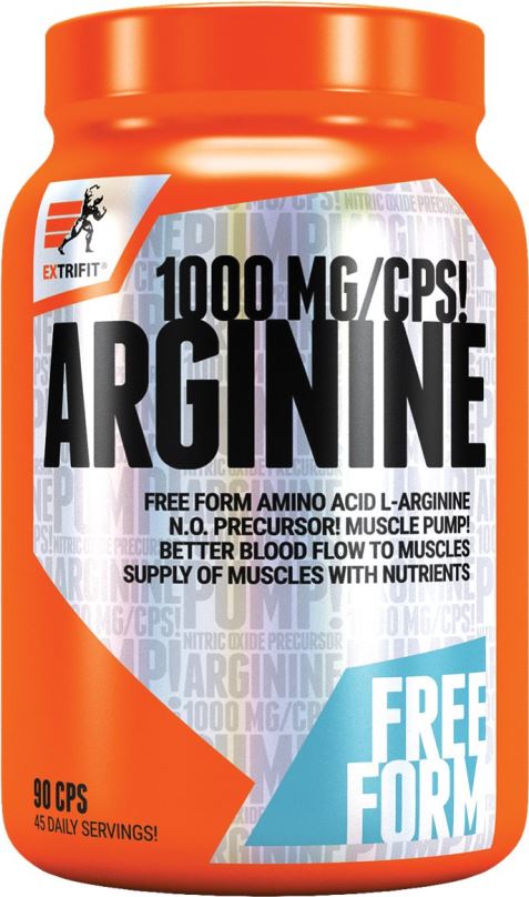 Aminokyseliny Extrifit Arginine 1000 mg, 90 kapslí