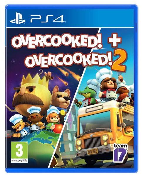 Hra na konzoli Overcooked! + Overcooked! 2 - Double Pack - PS4