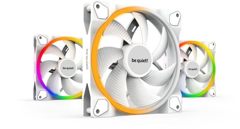 Ventilátor do PC Be quiet! Light Wings White 140mm PWM high-speed Triple Pack