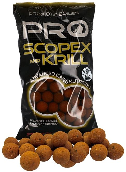 Starbaits Boilies Pro Scopex Krill 800g 24mm