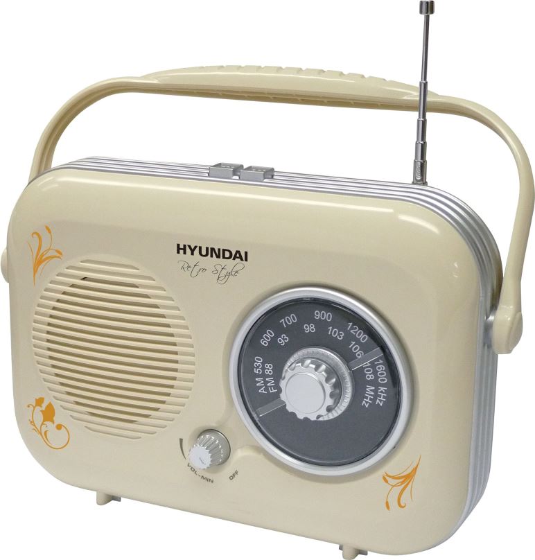 Rádio Hyundai PR 100 B Retro béžový
