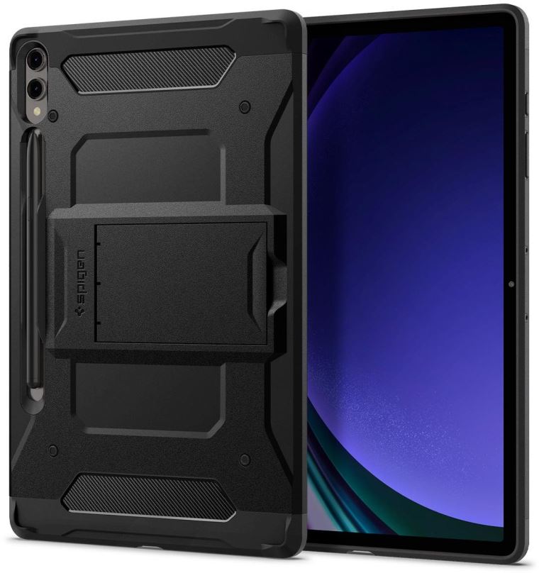 Pouzdro na tablet Spigen Tough Armor Pro Black Samsung Galaxy Tab S9+