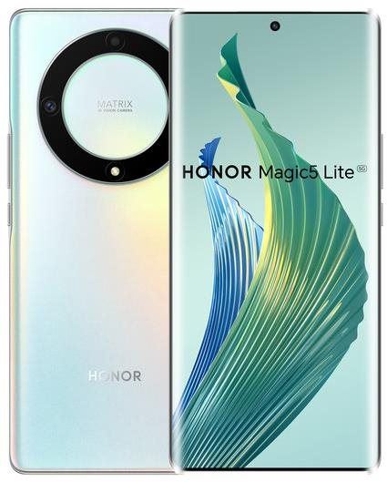 Mobilní telefon HONOR Magic5 Lite 5G 6GB/128GB stříbrná