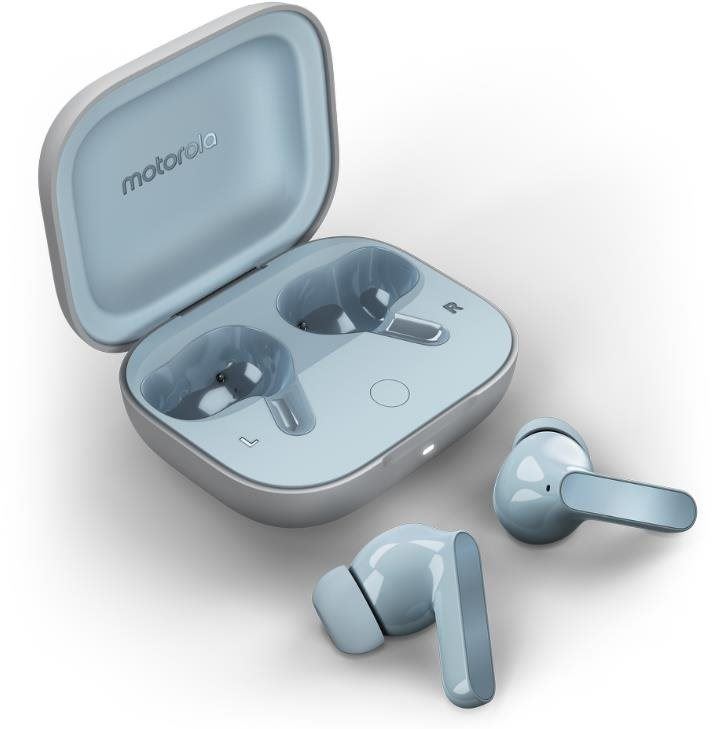 Bezdrátová sluchátka Motorola Moto Buds Glacier Blue