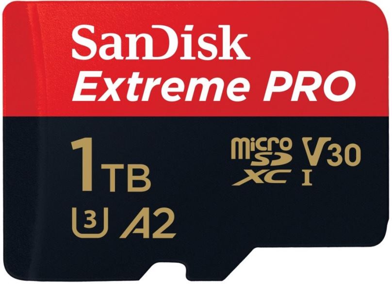 Paměťová karta SanDisk microSDXC 1TB Extreme PRO + Rescue PRO Deluxe + SD adaptér