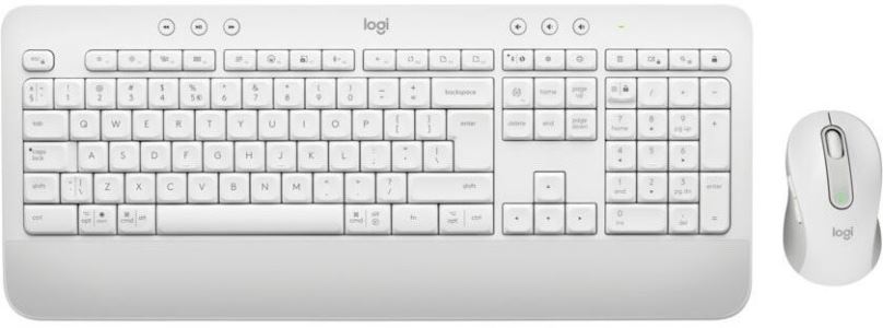 Set klávesnice a myši Logitech MK650 Combo For Business - Off-White, CZ/SK