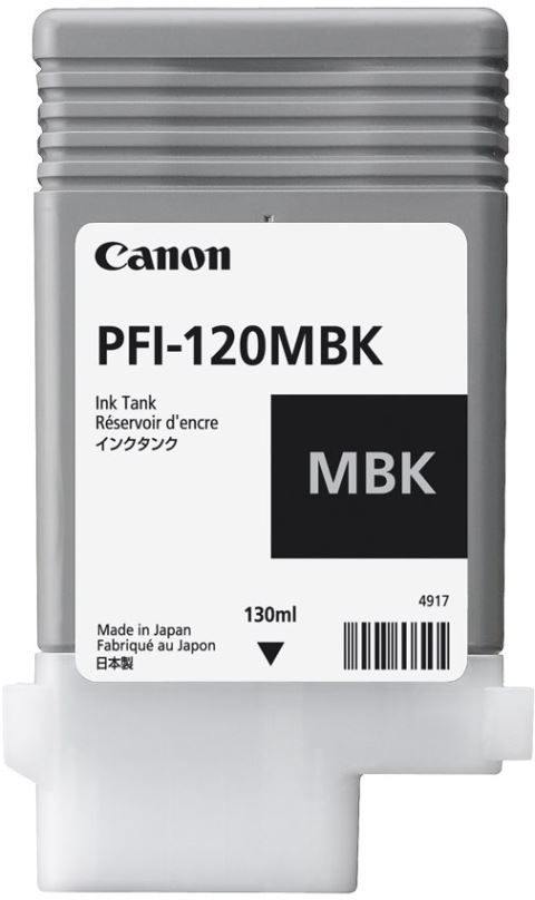 Cartridge Canon PFI-120MBK matná černá