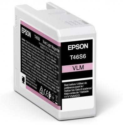 Cartridge Epson Singlepack Vivid Light Magenta T46S6 UltraChrome Pro 10 ink 25ml