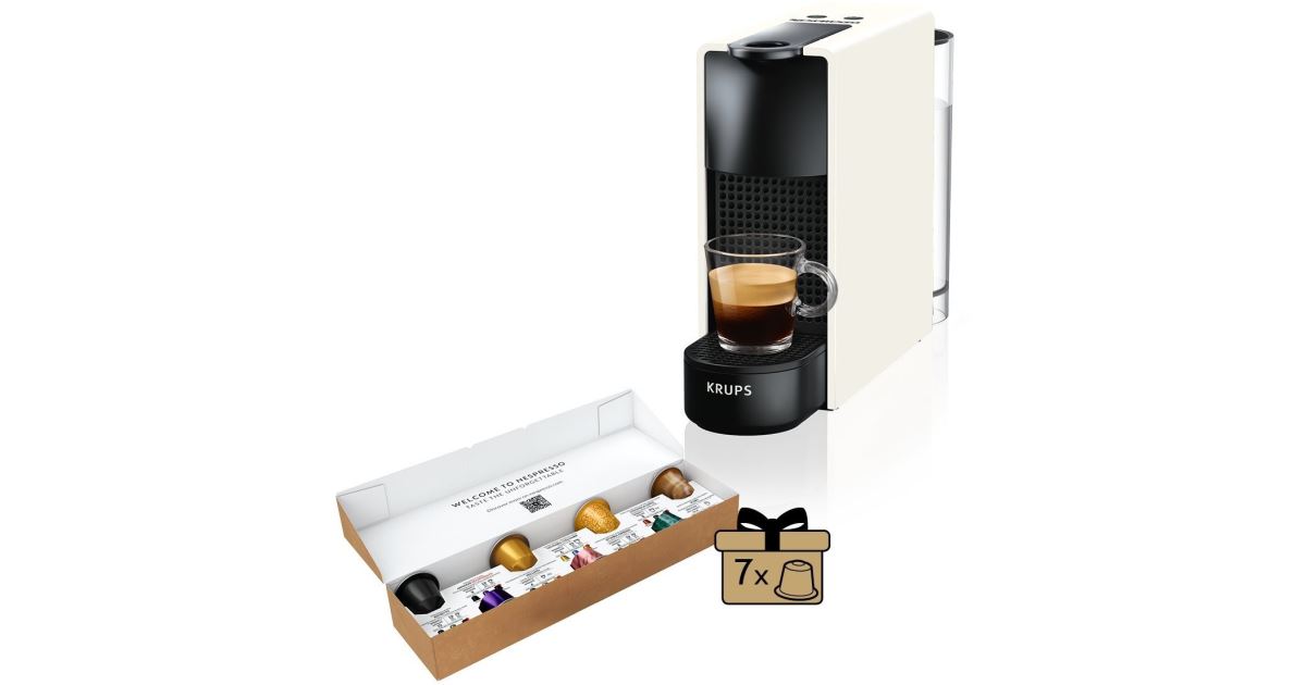 Krups Nespresso Essenza Mini YY2911FD, Intense Coffee Machine, 0.6