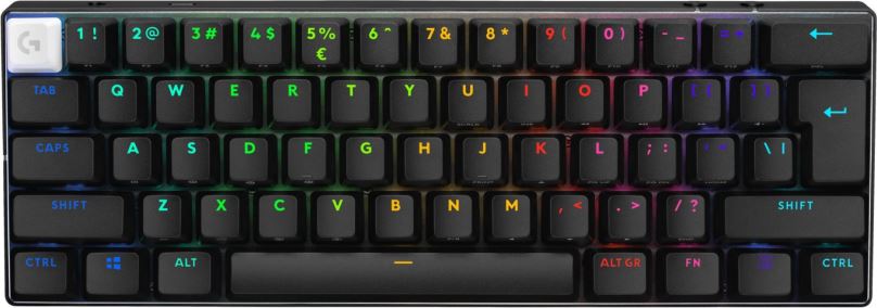 Herní klávesnice Logitech G PRO X 60 Lightspeed Gaming Keyboard, černá