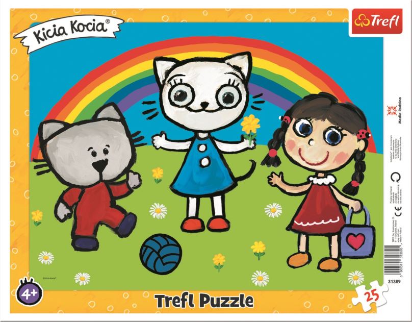 TREFL Puzzle Kicia Kocia: Slunečný den 25 dílků