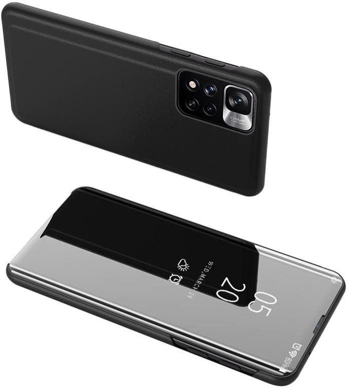 Pouzdro na mobil Clear View knížkové pouzdro na Honor 50 / Huawei Nova 9, černé