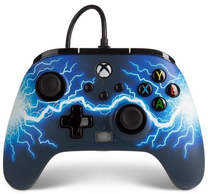 Gamepad PowerA Enhanced Wired Controller - Arc Lightning - Xbox