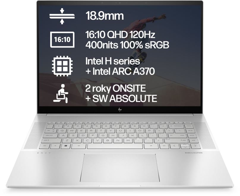 Notebook HP ENVY 16-h0900nc Natural Silver