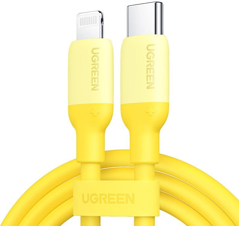Datový kabel Ugreen USB-C to Lightning Cable 1m (Yellow)