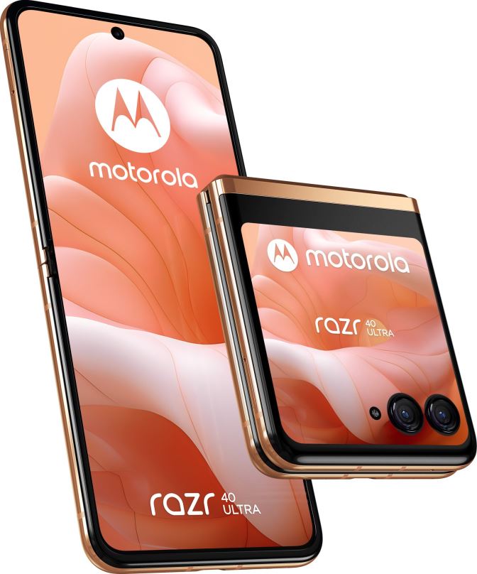 Mobilní telefon Motorola Razr 40 Ultra 8GB/256GB Peach Fuzz