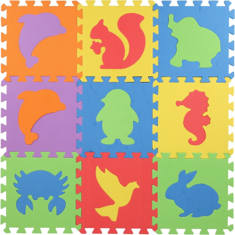 Pěnové puzzle Teddies Pěnové puzzle Dinosauři 10 ks