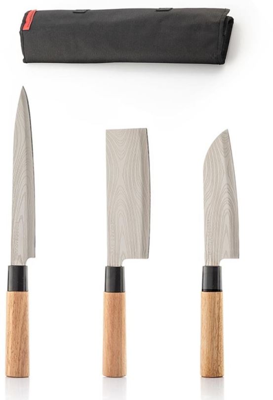 Sada nožů InnovaGoods Sada nožů v japonském stylu v pouzdru