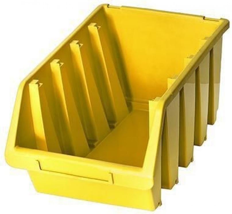 Box na nářadí Patrol Plastový box Ergobox 4, 15,5 x 34 x 20,4 cm, žlutý