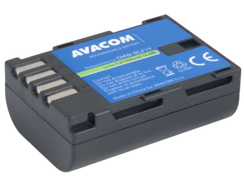 Baterie pro fotoaparát Avacom za Panasonic DMW-BLF19 Li-Ion 7.2V 2000mAh 14.4Wh