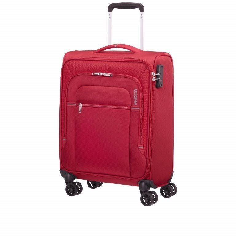 Cestovní kufr American Tourister Crosstrack Spinner 55/20 Red/Grey
