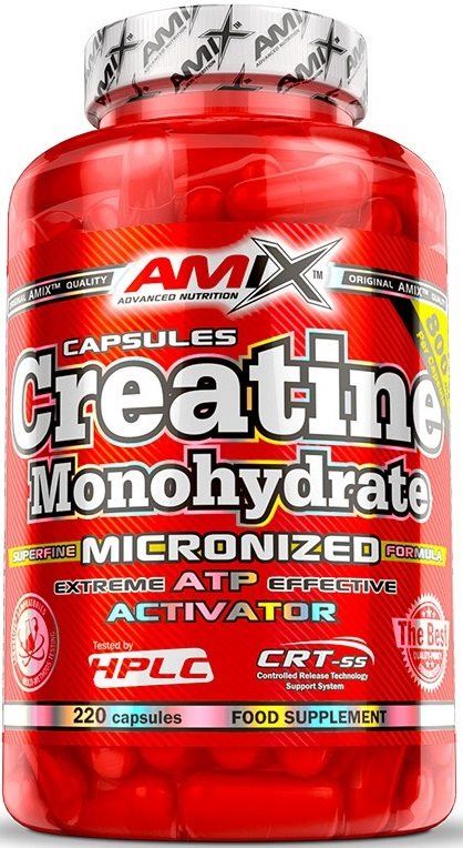 Kreatin Amix Nutrition Creatine monohydrate, kapsle, 220 kapslí