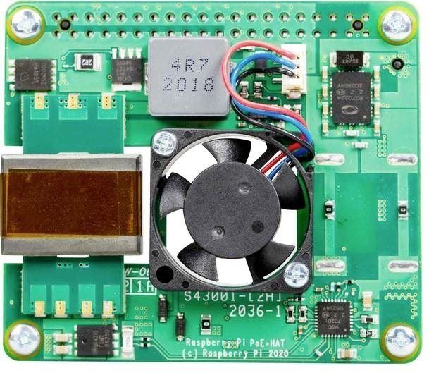 Modul Raspberry Pi PoE+HAT