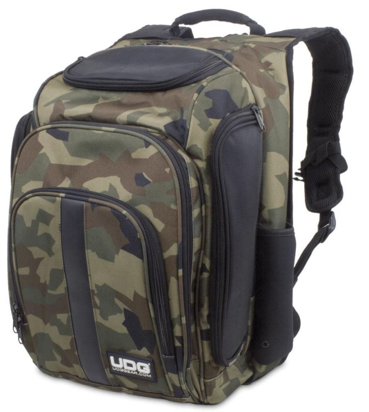 Batoh UDG Ultimate DIGI Backpack Black, Camo/ Orange inside