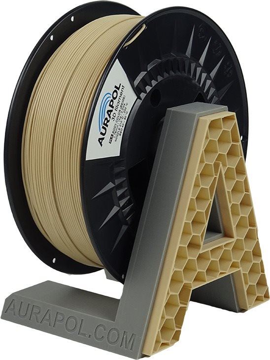 Filament AURAPOL PLA 3D Filament Tělová 1 kg 1.75 mm AURAPOL