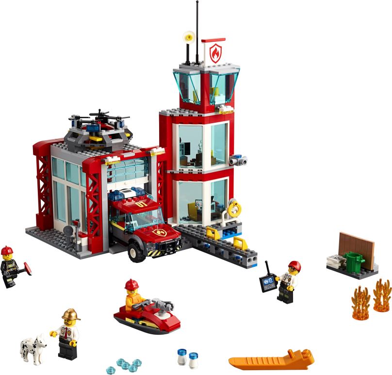 LEGO stavebnice LEGO City 60215 Hasičská stanice