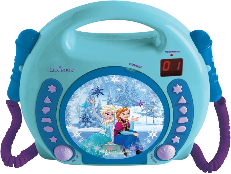 Hudební hračka Lexibook Frozen CD přehrávač s mikrofonem