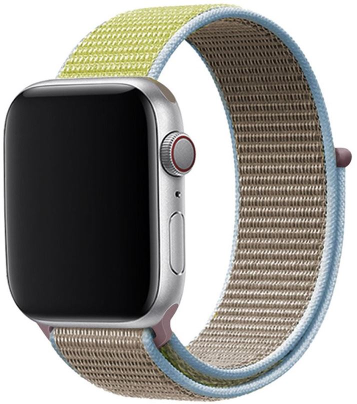 Řemínek Eternico Airy pro Apple Watch 38mm / 40mm / 41mm  Biscuit Gold and Blue edge
