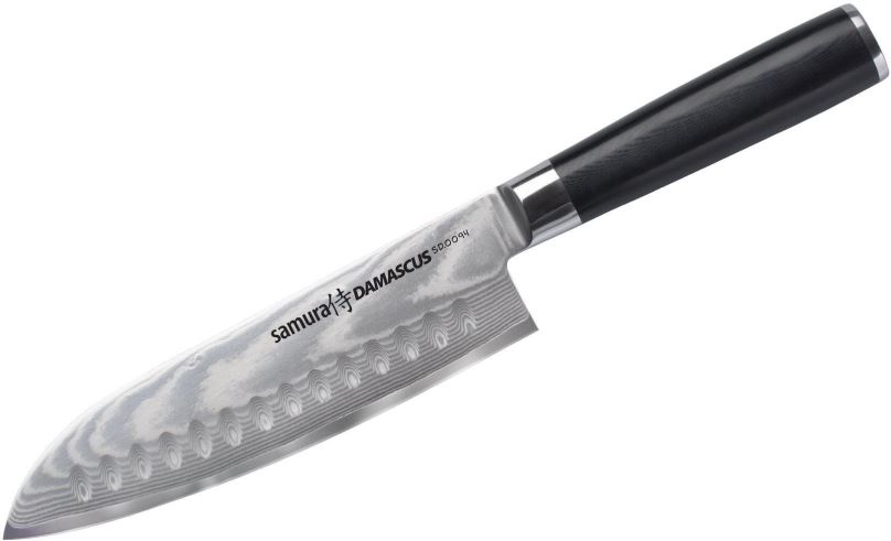 Kuchyňský nůž Samura DAMASCUS Nůž Santoku 17,5 cm