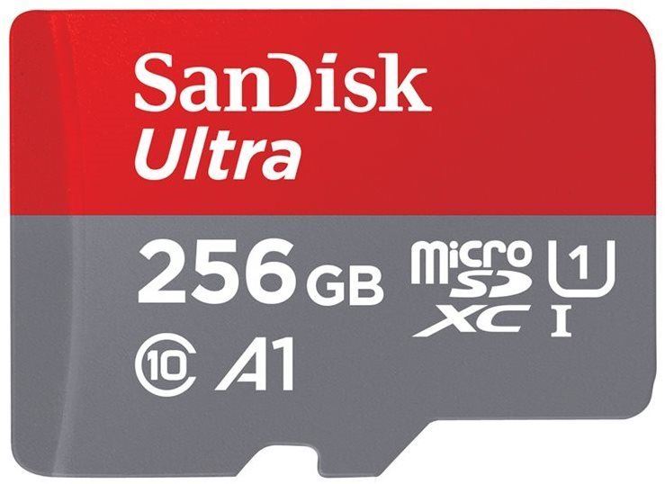 Paměťová karta SanDisk MicroSDXC 256GB Ultra + SD adaptér