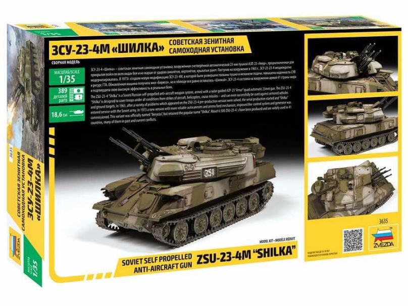 Model tanku Model Kit military 3635 - ZSU-23-4M SHILKA
