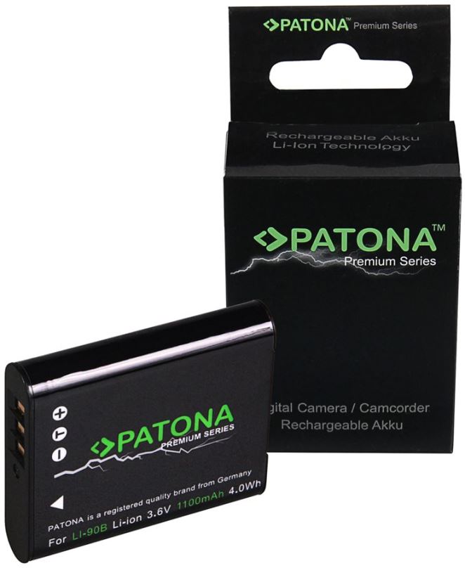 Baterie pro fotoaparát PATONA pro Olympus Li-90B/Li-92B 1100mAh Li-Ion Premium