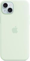 Kryt na mobil Apple iPhone 15 Plus Silikonový kryt s MagSafe světle mátový