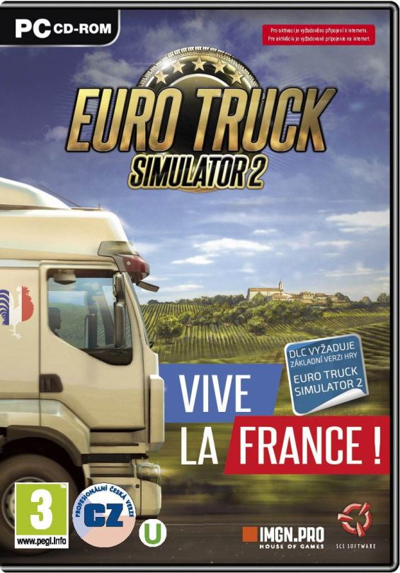 Herní doplněk Euro Truck Simulator 2: Vive la France!