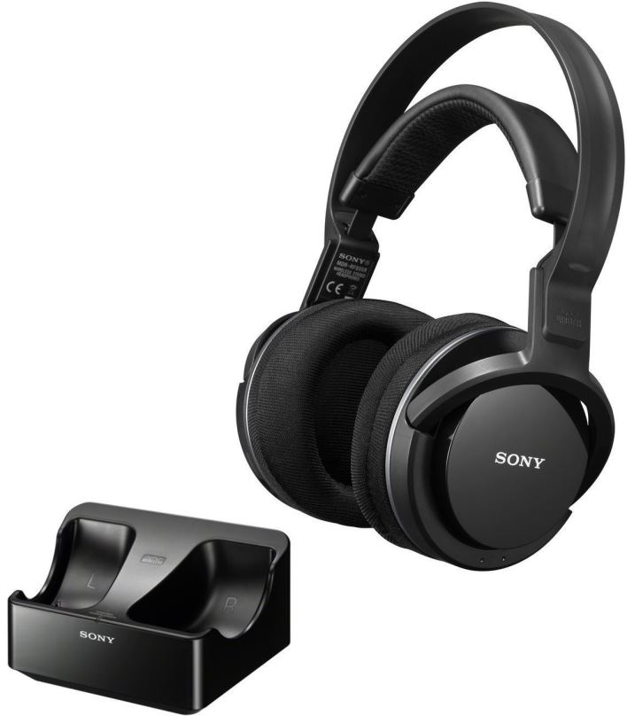 Sluchátka Sony MDR-RF855RK černá - ROZBALENO, 100% STAV!!!