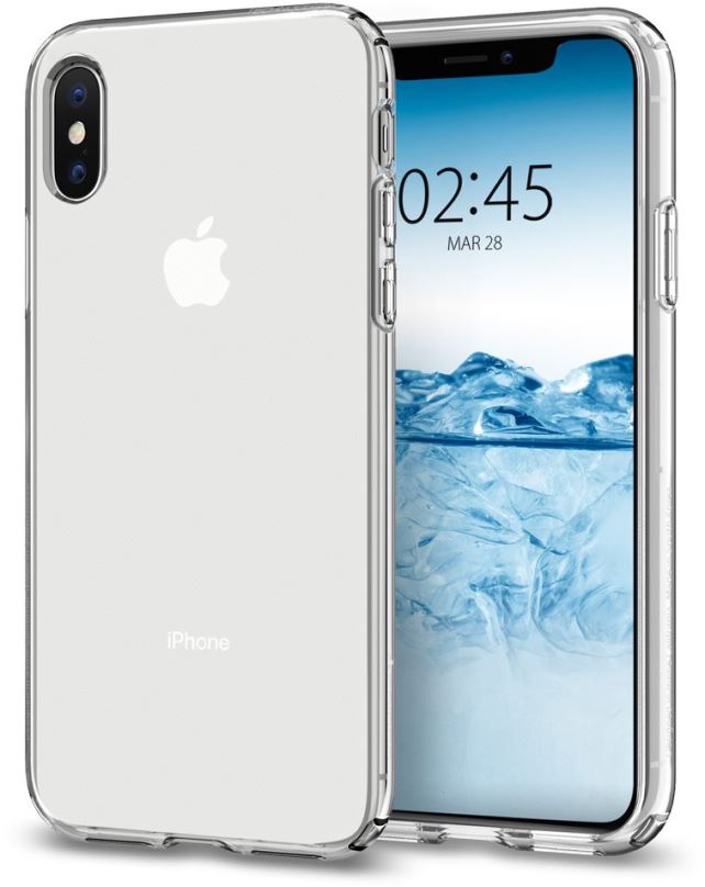 Kryt na mobil Spigen Liquid Crystal Clear iPhone XS/X