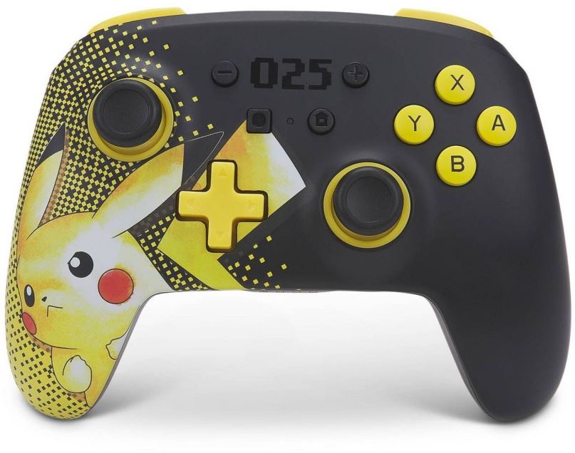 Gamepad PowerA Enhanced Wireless Controller - Pokémon Pikachu 025 - Nintendo Switch