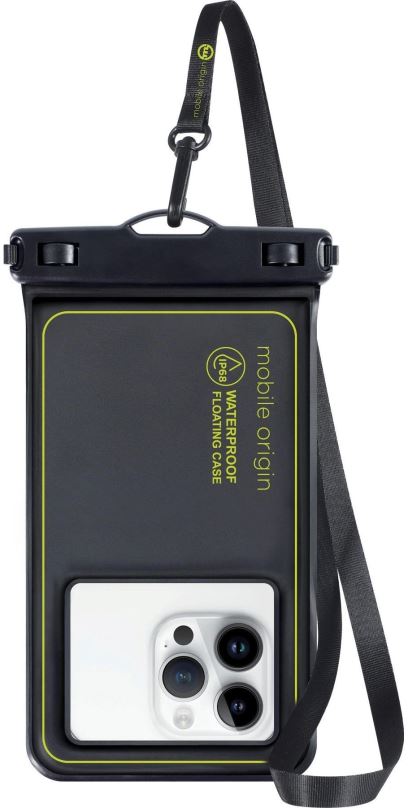 Vodotěsné pouzdro Mobile Origin Waterproof Floating Case 6.5" Black/Green