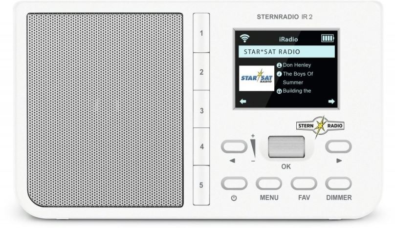 Rádio TechniSat STERNRADIO IR 2 bílá