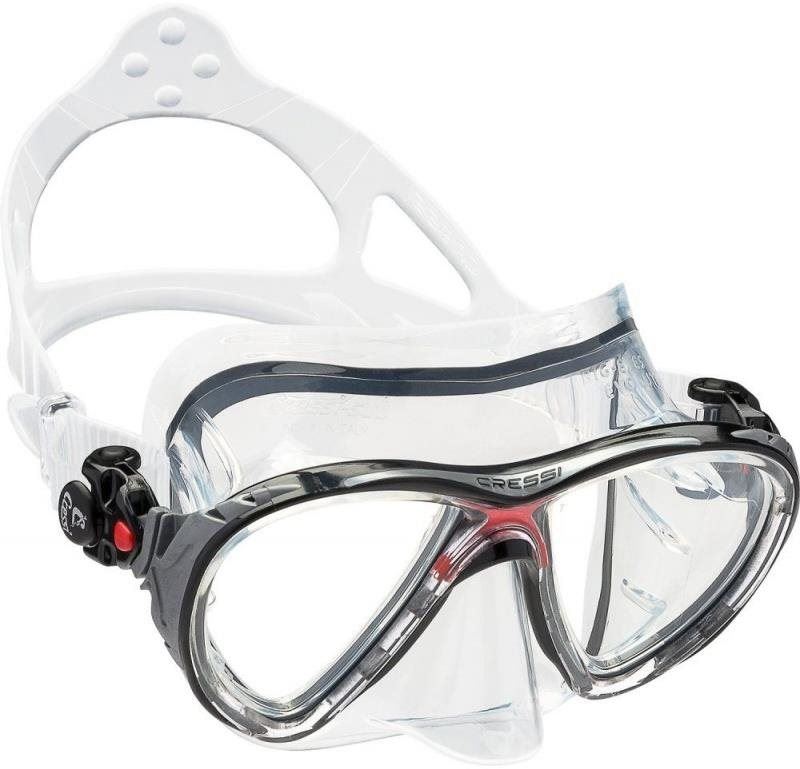 Potápěčské brýle Cressi BIG EYES EVOLUTION, transparentní/červená