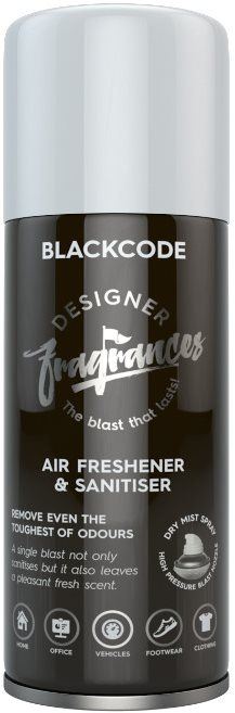 Vůně do auta Designer Fragrance Blast Can - Blackcode