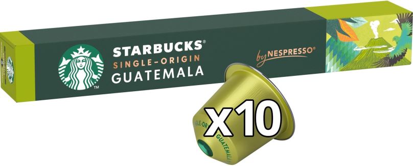 Kávové kapsle STARBUCKS®  Single-Origin Guatemala by NESPRESSO®, Blonde roast kávové kapsle, 10 kapslí v balení