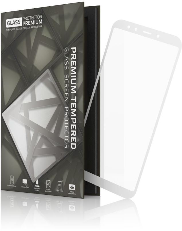 Ochranné sklo Tempered Glass Protector Rámečkové pro Xiaomi Mi A2 Bílé