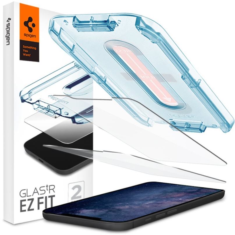 Ochranné sklo Spigen Glas tR EZ Fit 2P iPhone 12 Mini