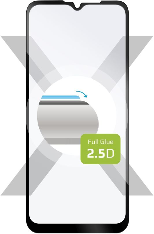 Ochranné sklo FIXED FullGlue-Cover pro Motorola  Moto G Play (2021) černé